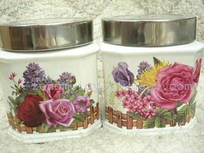 D-3 seal pot sugar bowl decorations candy fruit tea canister kitchen supplies and gifts wholesale