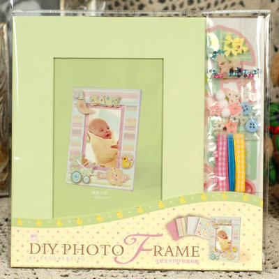 New High-end 603993DIY Handmade Creative Baby Couples Family Memory Bless Photo Frame Production.