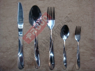 3680A gold-plated stainless steel tableware stainless steel cutlery, knives, spoons, forks