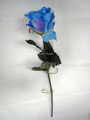 Factory direct edge rose high-end simulation flower artificial flower