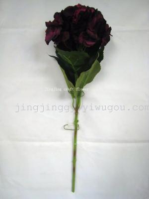 Factory direct high simulation flower hydrangea flower artificial flower silk flower