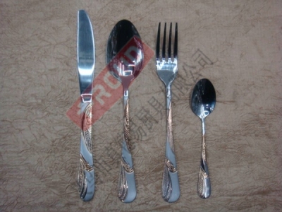Stainless steel 2756AD stainless steel cutlery, knives, forks, and spoons