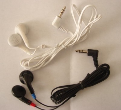 Js-4566 dual channel earphone with stereo earphone
