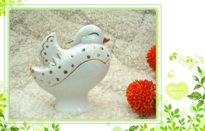 Small animal figurines new rich bird ornaments color glaze creative decoration home decoration crafts wholesale