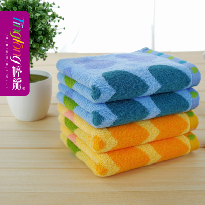 Towel factory direct Ting lung love wholesale top grade cotton face cotton towel washcloth