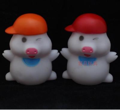 Colorful Hat Pig Small Night Lamp Factory Direct Sales Wholesale Led Light Promotional Gift Night Market Stall Hot Sale