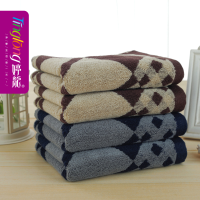 Towel factory direct Ting Dragon premium checkered towels absorb water to wash face towel wholesale