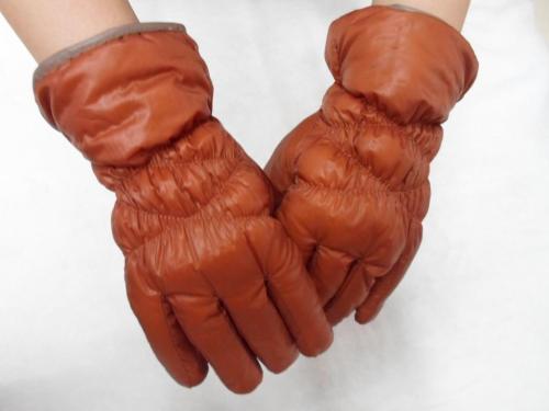 Women‘s Rhombus Elastic down Cotton Gloves