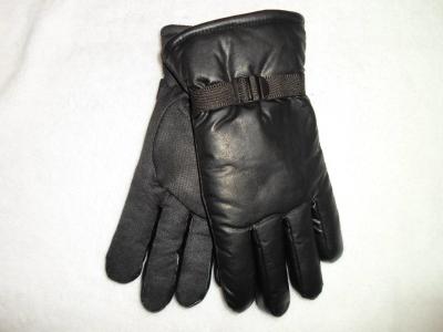 Men's light PU strap cotton gloves