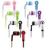 New in-ear headphones, earbuds, the latest fashion new cartoon earphones earbuds, customized logo!