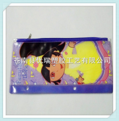 Cute clear pvc stationery bag PVC pencil pouch