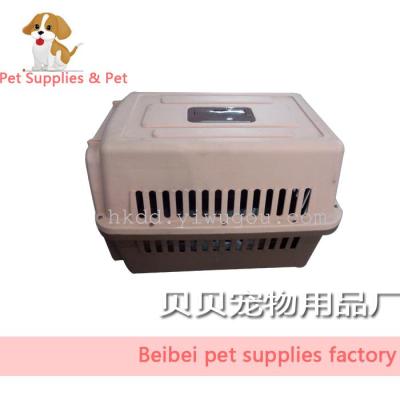 Luxury pet products pet carrier, large medium small box with lock out box shipping box plane caged dog and cat cages