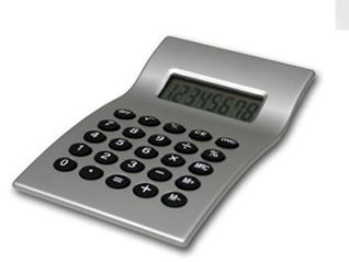 Js-4240 arc-calculator shaped gift calculator