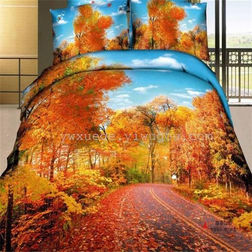 new bedding special offer promotion 100% cotton bedding bed sheet four-piece set 1.8 m bed suitable bedding