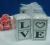 wedding decoration OF ceramic LOVE salt and pepper shaker wedding giveaways