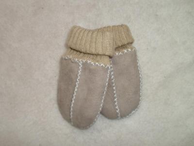 Kids fur hand luokou gloves