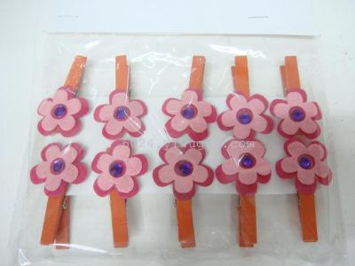 Factory direct fabric grip fabric flower clip