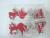 Wooden Christmas clip decoration fabric-clip