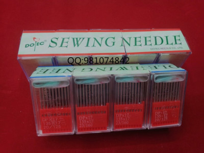 Industrial sewing machine needles. Flat needles