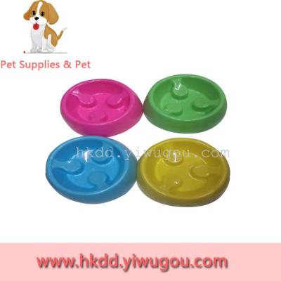 Plastic pet Bowl Bowl dog cat small dog bowls dog cat Bowl dog bowl pet supplies