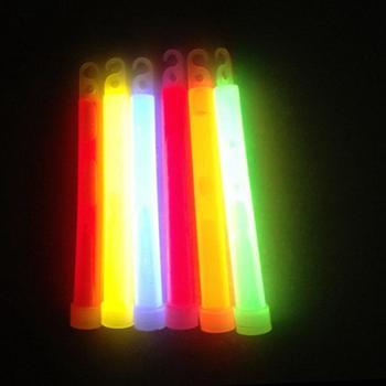 Factory Direct Sales Supply Colorful Light Stick Hot Selling Product Light Stick Glow Stick 6-Inch Stick with Hook