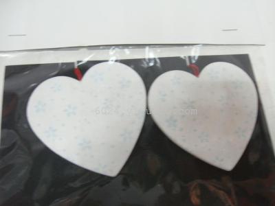 Christmas Series pendant factory direct wooden heart pendant