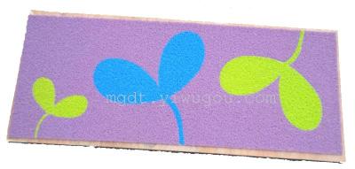 Colored spinning skid brilliant color PVC mat at the end of the mosaic suit 45*120CM