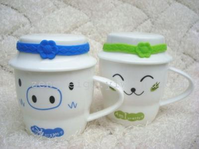 Hat mug fashion creativity Cup cute animals breakfast coffee mugs wholesale ceramic Cup mug Cup 503-60