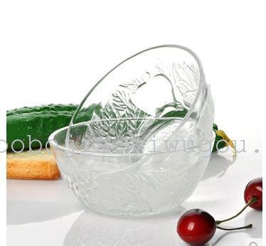 Glass bowl/dessert bowl/ different bowl/pudding bowl/ice cream bowl/mask bowl/fruit pattern