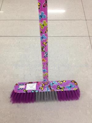 Hot new beautiful printing water transfer broom broom factory outlet