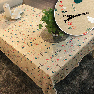 Yang zhixiu tablecloth cotton rectangular cartoon hotel tablecloth television cover