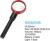 50MM handheld reading lighted reading Magnifier-red hand-held magnifying glasses