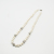 Freshwater pearl necklace with soft ball drill accessories