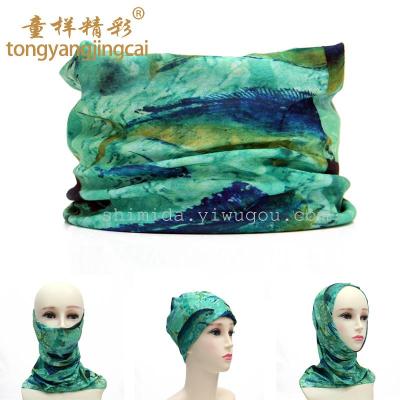 Outdoor magic neck cycling sunscreen headscarf outdoor sports headscarf hat