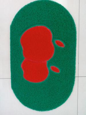 No side PVC drawing material antiskid mat