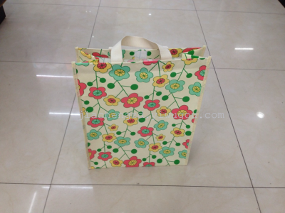 Non-woven bags non-woven aluminum laser film shoping bags, present bags non-woven fabric SPOT peritoneal bag shopping bag