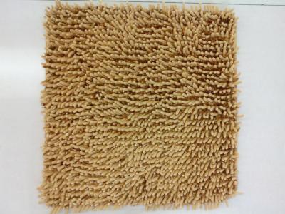 Microfiber chenille a couple double yarn carpets