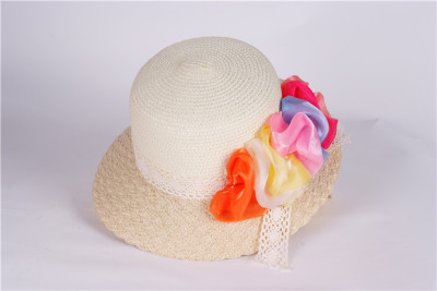 Lace Hat Lady Japanese small flower pot Hat Sun shade Sun Hat