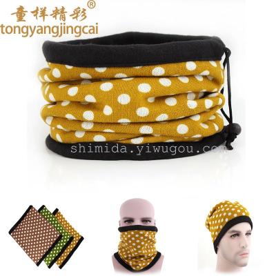 Outdoor double layer of magic warm hood riding scarf Variety of neck scarf hat wholesale custom