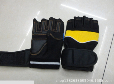 2014 outdoor fitness cycling sweatband, half-finger glove outdoor half-finger glove factory direct