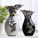 Gao Bo Decorated Home Modern simple European innovative plating ceramic vase ornaments by hand pinch flowers vase