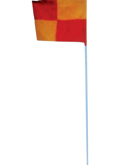 red small horn flag