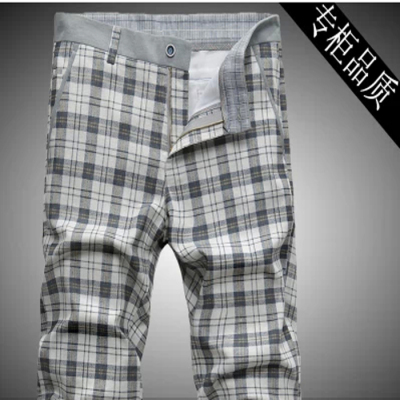 Summer wear the new 5 minutes of pants man han edition cultivate one's morality grid recreational shorts 