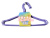 By-0031/Air Clothes/Clothes Drying/Clothes Rack Wire Plastic-Coated Clothes Hanger Baby Clothes Hanger