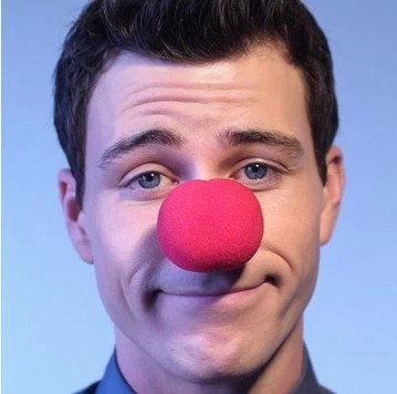 Clown funny costume round clown nose red nose sponge clown noses