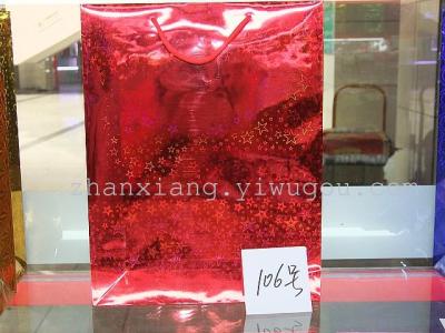 Red Queen hologram series paper gift bag compact bag laser laser paper bag hand bag print costume jewelry gift bags