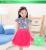 Kids lace sleeveless suits children girls summer clothes two-piece child-like wonderful Korean fashion
