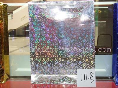 Silver coated paper gift bags large laser series laser laser laser paper packaging bags bags