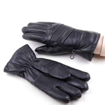 Bai Hu Wang, Nick leather gloves. increase the thick cotton gloves for men. Korean cycling outdoor leather gloves.