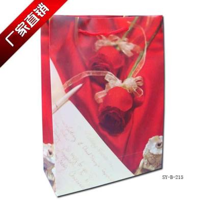 Factory direct selling PP gift bag rose bag bag shopping bag